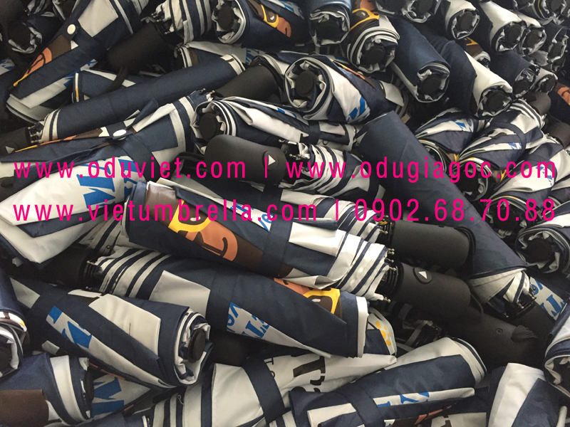 xưởng sản xuất ô dù cầm tay in logo quảng cáo